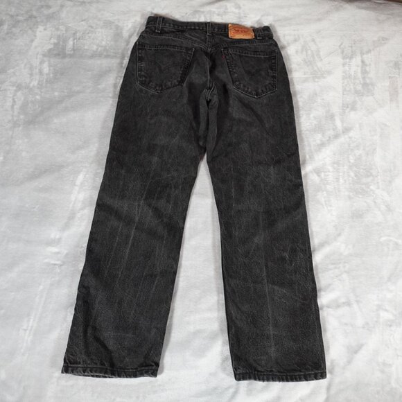 Vintage Levis 505 Regular Fit Straight Leg Jeans Mens 34x29 (Fits 32x29) FADED - Picture 7 of 11